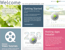Tablet Screenshot of goodeyedesign.com